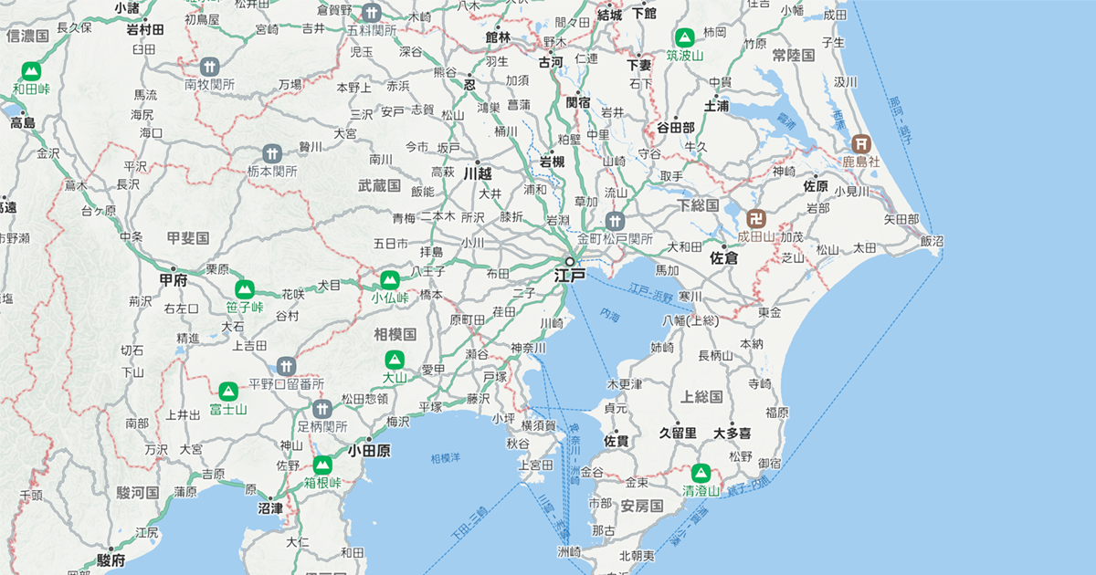 れきちず | 現代風デザインの地図サイト